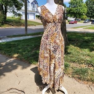 Dress Barn sleeveless lined chiffon dress 8